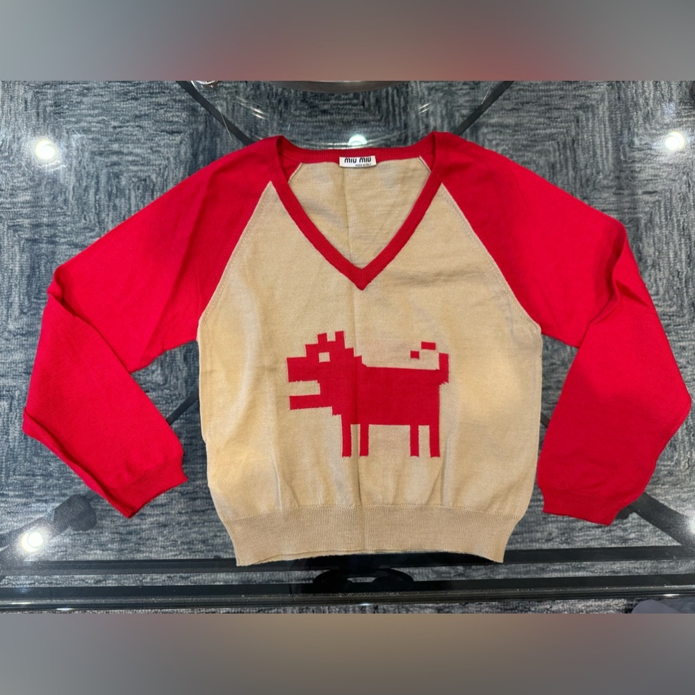 Miu Miu Crop Sweater